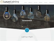 Tablet Screenshot of luxurylightingny.com